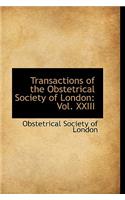 Transactions of the Obstetrical Society of London: Vol. XXIII