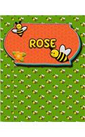 Handwriting Practice 120 Page Honey Bee Book Rose
