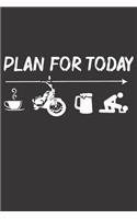 Notebook for Biker dirt bike motocross drag race plan today