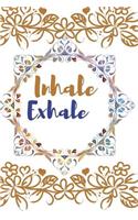 Inhale, Exhale: Animal Themed Gifts for Kids Journal Lined Notebook to Write in