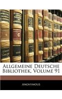 Allgemeine Deutsche Bibliothek, Ein Und Neunzigster Band