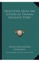 Selections from the Letters of Thomas Sergeant Perry: (English)