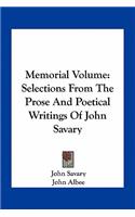 Memorial Volume