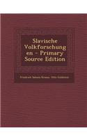 Slavische Volkforschungen