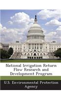 National Irrigation Return Flow Research and Development Program: (English)