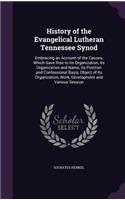 History of the Evangelical Lutheran Tennessee Synod: Embracing an Account of the Causes, Which Gave Rise to Its Organization, Its Organization and Name, Its Position and Confessional Basis, Object of I