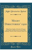 Might Directories' 1920