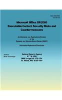 Microsoft Office XP/2003 Executable Content Security Risks and Countermeasures