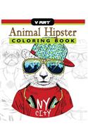 Animal Hipster Coloring Book