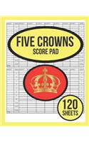Five Crowns Score Pad