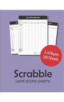 Scrabble Game Score sheets
