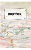 Luxemburg: Liniertes Reisetagebuch Notizbuch oder Reise Notizheft liniert - Reisen Journal für Männer und Frauen mit Linien