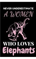 Never underestimate a woman who loves elephants
