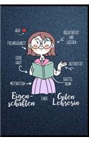 Eigenschaften einer guten Lehrerin Herz Freundlichkeit Dicke Haut Motivation Kreativität und Wissen Autorität Bastelkram: Lehrkraft Schule Studium Schüler Ausbildung Pädagoge Geschenk (6"x9") Punktraster Notizbuch zum Reinschreiben