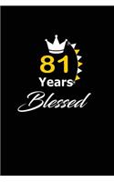 81 years Blessed