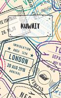 Kuwait: Dotted Travel Diary Notebook or Journey Dotted Grid Journal - Holiday Trip Pocketbook for Men and Women with Dots