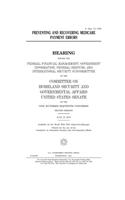 Preventing and recovering Medicare payment errors