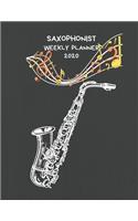 Saxophonist Weekly Planner 2020