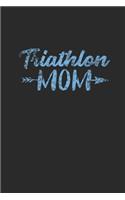 Triathlon Mom: Triathlon Notebook, Dotted Bullet (6" x 9" - 120 pages) Sports and Recreations Themed Notebook for Daily Journal, Diary, and Gift