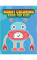 robot coloring book for kids: Robot coloring book for kids, jumbo, children, toddlers, crayons, adult, mini, girls and Boys. Large 8.5 x 11 & 35 Coloring Pages