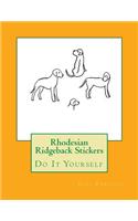 Rhodesian Ridgeback Stickers