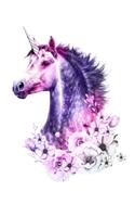 Enchanted Mystical Unicorn Journal: Blank Lined Composition Notebook 75 Sheets / 150 Pages 6 x 9 inch