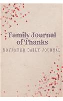 Family Journal of Thanks