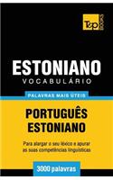 Vocabulário Português-Estoniano - 3000 palavras mais úteis