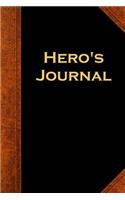 Hero's Journal Vintage Style: (Notebook, Diary, Blank Book)