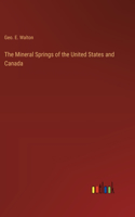 Mineral Springs of the United States and Canada