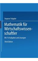 Mathematik Für Wirtschaftswissenschaftler