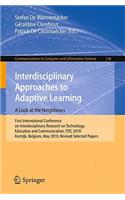 Interdisciplinary Approaches to Adaptive Learning