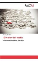 El Valor del Matiz