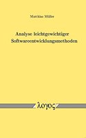 Analyse Leichtgewichtiger Softwareentwicklungsmethoden