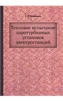 Teplovoe ispytanie paroturbinnyh ustanovok elektrostantsij: (Russian)