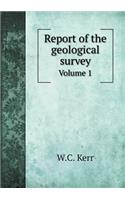 Report of the Geological Survey Volume 1