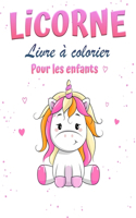 Livre de coloriage de la licorne