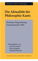 Aktualitat der Philosophie Kants