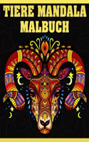 Tiere Mandala Malbuch