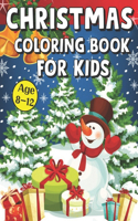 Christmas Coloring Book For Kids Age 8-12