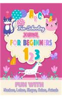 Fun-Schooling journal for Beginners / Smart design for learning kids