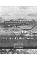 History of Julius Caesar: Large Print