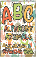 ABC Alphabet Animals Coloring & Drawing Book