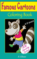 Famous Cartoons Coloring Book