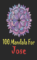 100 Mandala for Jose