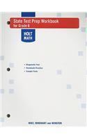 Holt Math State Test Prep Workbook for Grade 6