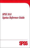 Spss 10.0 Syntax Reference Guide