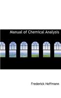 Manual of Chemical Analysis: (English)