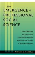 The Emergence of Professional Social Science
