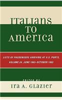 Italians to America, June 1903 - October 1903